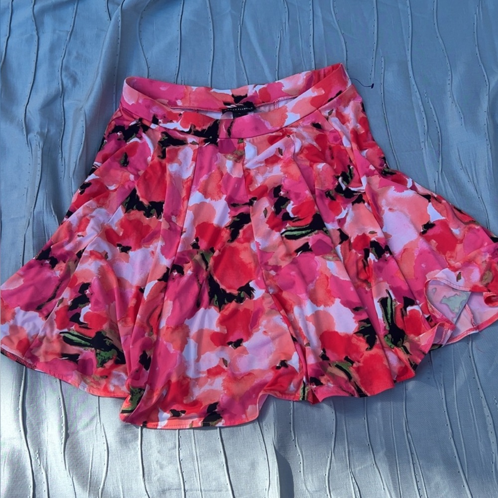 Grace Elements Pink Floral Skirt